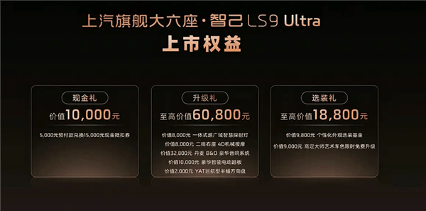 車內自帶地暖行業首創!上汽智己旗艦LS9上市:32.28萬起